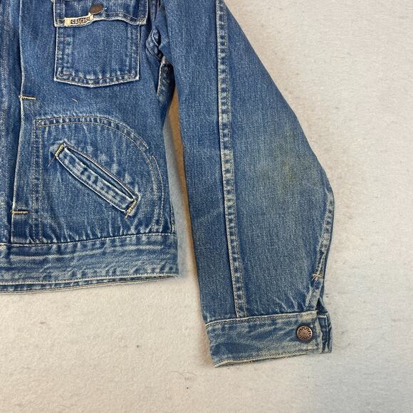 Vintage Gauchos Denim Jean Jacket Mens Sz 38 (Chest) Selvedge - Picture 2 of 10